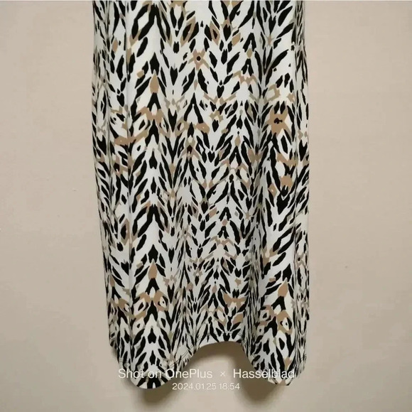 Natural Reflections Size Large Leopard Print Sleeveless Tank Dress - Picture 4 of 7